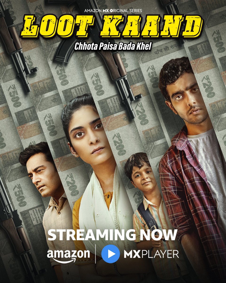amazonMXPlayer's tweet photo. chukana tha loan, churane gaye bank 

kuch iss tarah hua ek bada #LootKaand, dekhiye iss action-drama ki kahaani for FREE in 4K! 

#LootKaand #LootKaandOnAmazonMXPlayer #AmazonMXPlayer #WatchNow #WatchFree #StreamingNow https://t.co/cXe0lRIBbk
