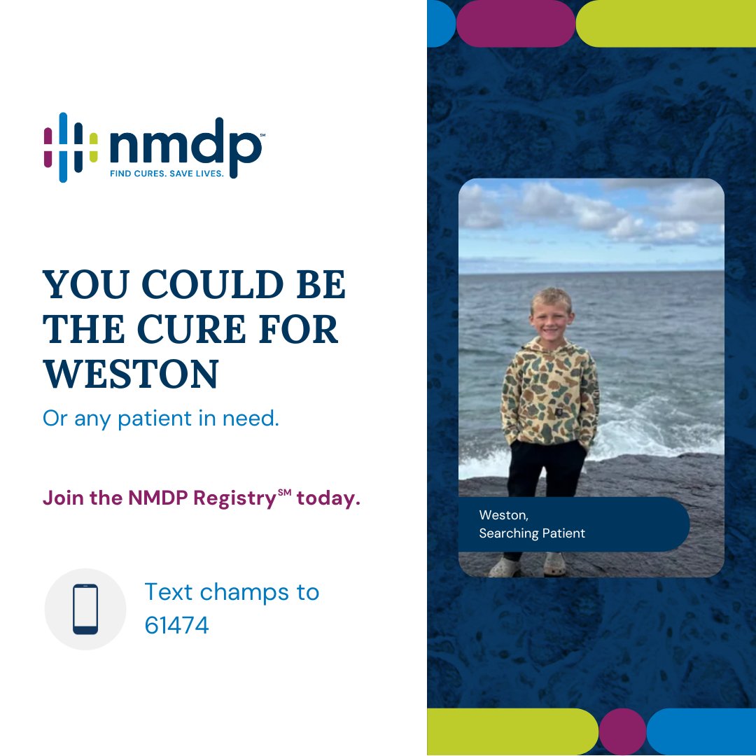 Hey UMD students, faculty and Duluth community!

 Please join us for a simple cheek swab for the National Marrow Donor Program (formerly Be The Match). 

We will be outside Romano Gym and in The Kirby Student Center Tuesday, March 25th between 9-3pm . Bring a friend, ask others