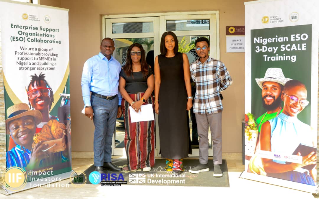 📢 Exciting update from the #RISAFund!

We were proud to support our partners at Impact Investors Foundation (IIF) in the impactful 3-day Argidius SCALE Framework training.

With 20 ESOs engaging deeply, this initiative strengthens SME support in Nigeria with proven strategies.