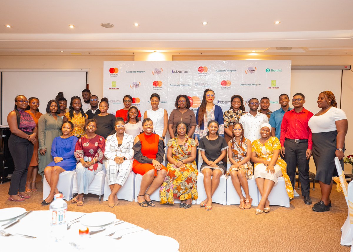 LEAPAfrica's tweet photo. Building a Future of Work for Africa’s Youth!

The Mastercard Foundation, LEAP Africa, Jobberman, and leading employers came together at the Networking Event in Accra to foster meaningful conversations on youth employability and workforce readiness.
With millions of young https://t.co/P5qLAHGm8h