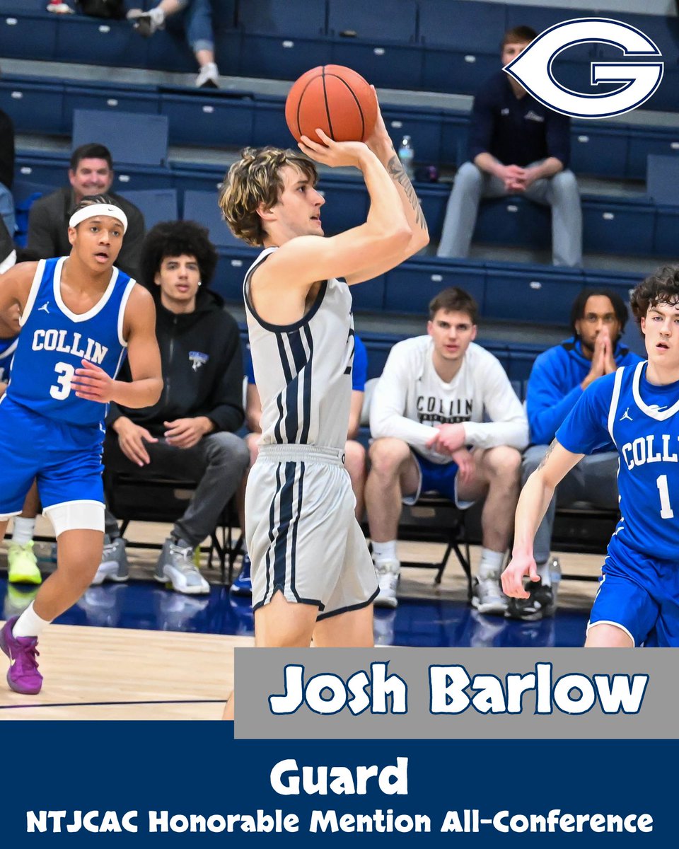 #awardseason continues with Honorable Mention All-Conference selection Josh Barlow! 

Barlow averaged 8.3 points per game, shooting 39 percent from the field, and was second on the team in three point percentage, shooting 33 percent!
