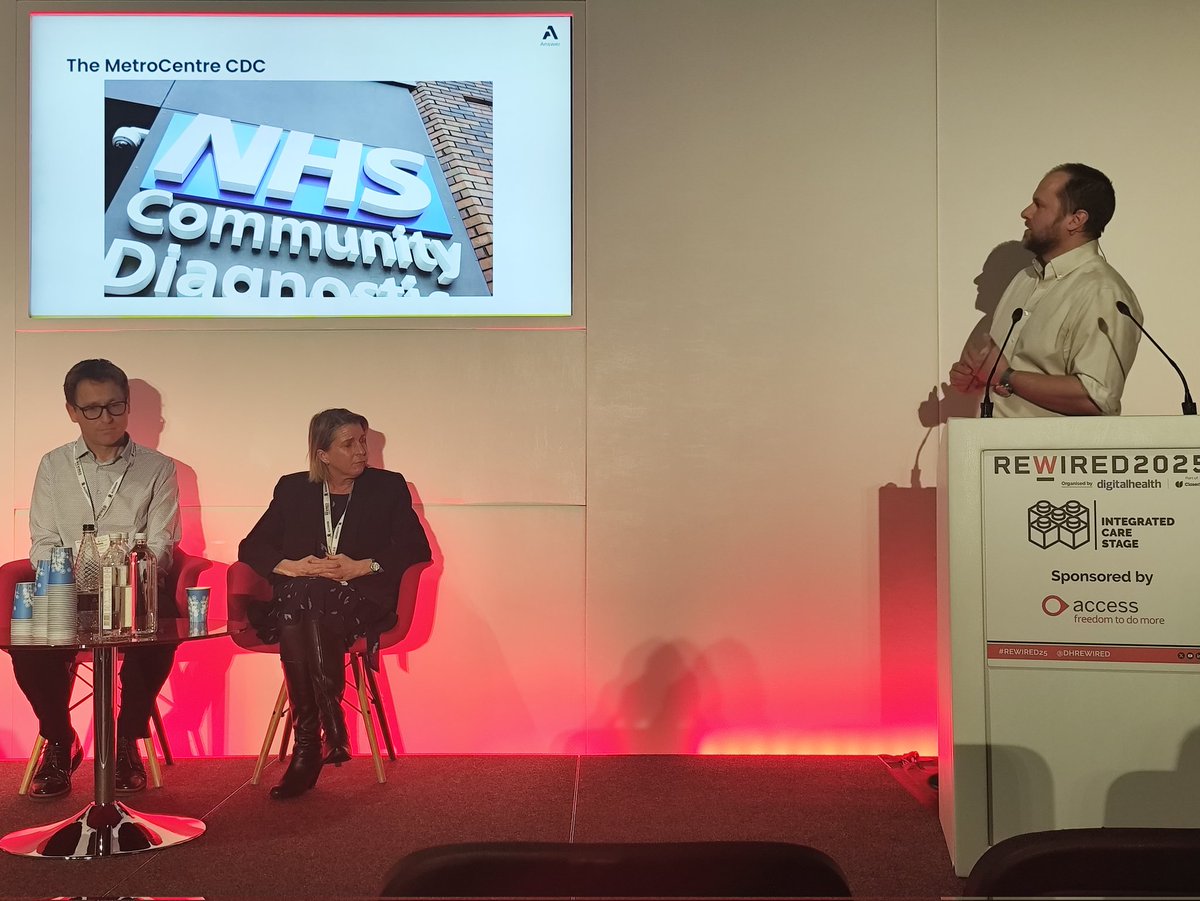 Silver Buck (@silverbuck_uk) on Twitter photo 👏 Great to see from Aled Greenhalgh from <a href="/AnswerDigital/">Answer Digital</a> on the #rewired25 Integrated Care Stage discussing the benefits of the MetroCentre CDC work delivered with <a href="/NewcastleHosps/">Newcastle Hospitals</a> and <a href="/Gateshead_NHS/">Gateshead Health NHS Foundation Trust</a>
<a href="/DHRewired/">Digital Health Rewired</a> 👏 Great to see from Aled Greenhalgh from <a href="/AnswerDigital/">Answer Digital</a> on the #rewired25 Integrated Care Stage discussing the benefits of the MetroCentre CDC work delivered with <a href="/NewcastleHosps/">Newcastle Hospitals</a> and <a href="/Gateshead_NHS/">Gateshead Health NHS Foundation Trust</a>
<a href="/DHRewired/">Digital Health Rewired</a>