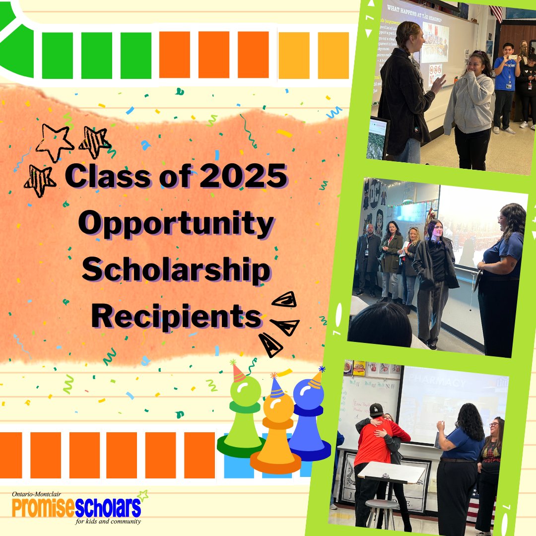 OntMontPS's tweet image. Congratulations to our Opportunity Scholarship Step 6 and 7 recipients!!🎉

Congrats on your $500 scholarship!🥳

Reminder that Step 8 is due this Friday!

To view more Opportunity Scholarship recipients, visit our bit.ly/PSOpportunity or check out the LinkTree in our bio!
