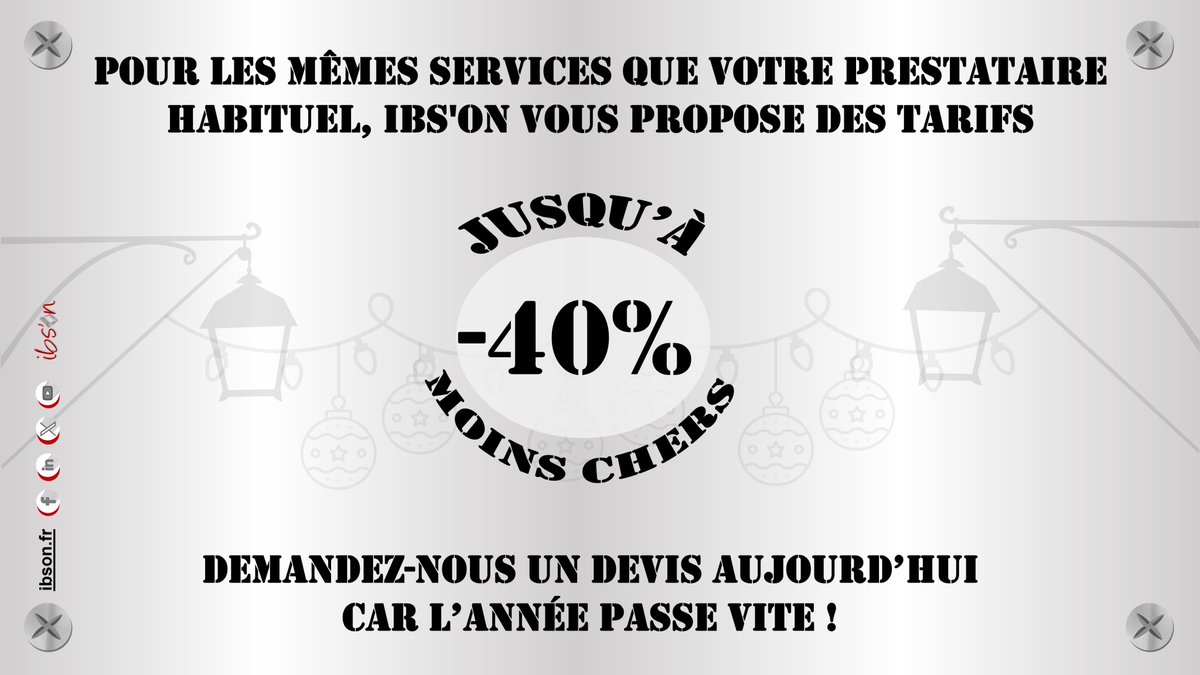 IbsonFrance's tweet photo. Sans aucun doute, Noël est l'une des fêtes les plus importantes de l'année 🎅oh oh oh 🎅

Depuis la création de notre nouveau département éclairage public, nous sommes en mesure de vous proposer des prestations d'illuminations de Noël sur-mesure 🥰 https://t.co/lkvsS8coVW