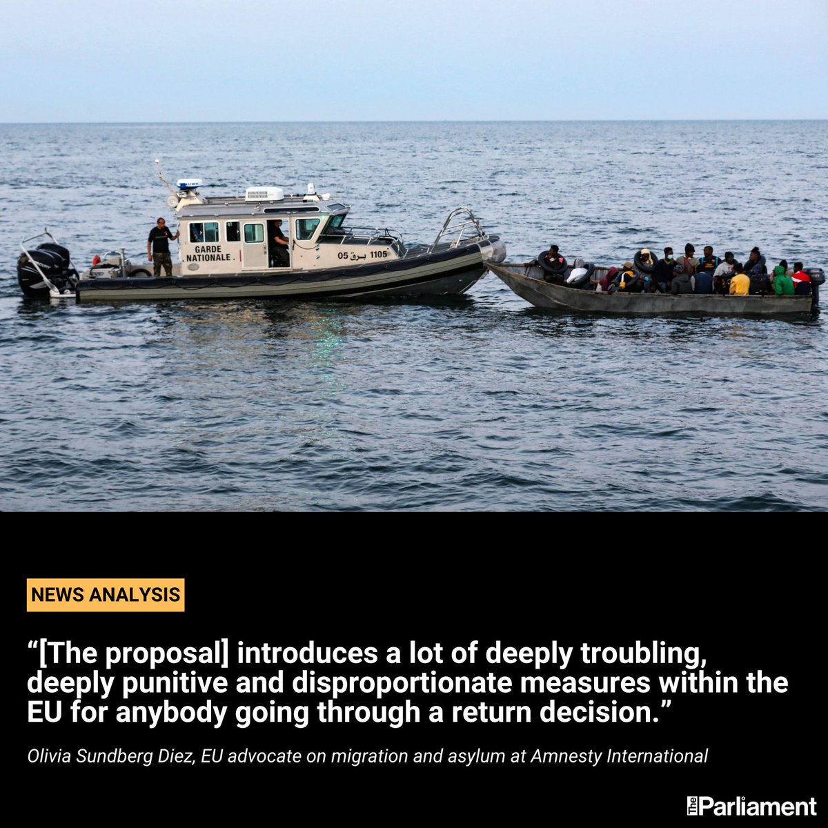 The Parliament Magazine (@parlimag) on Twitter photo The <a href="/EU_Commission/">European Commission</a> proposed third-country "return hubs" to speed up deportations last week, but rights groups condemn them as unworkable and illegal. <a href="/AmnestyEU/">Amnesty EU</a>’s <a href="/OliviaSundberg1/">Olivia Sundberg Diez</a> says the plan includes unfair, excessive measures against those facing deportation. Read more on why The <a href="/EU_Commission/">European Commission</a> proposed third-country "return hubs" to speed up deportations last week, but rights groups condemn them as unworkable and illegal. <a href="/AmnestyEU/">Amnesty EU</a>’s <a href="/OliviaSundberg1/">Olivia Sundberg Diez</a> says the plan includes unfair, excessive measures against those facing deportation. Read more on why