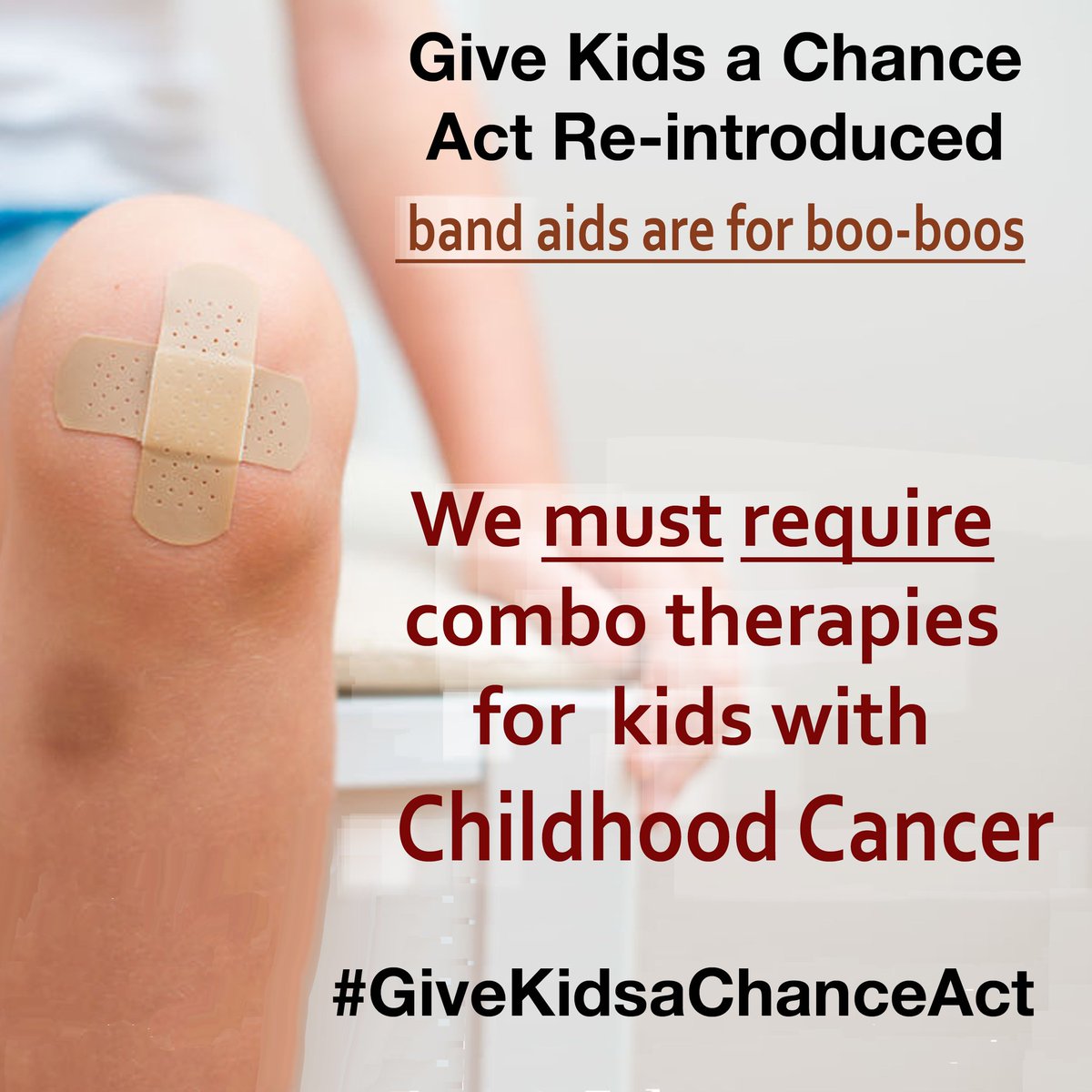 The Give Kids A Chance Act has been re-introduced. This legislation will help provide kids with the same access to cancer drugs and therapies that adults receive today. It also consists of  other #ChildhoodCancer bills that were cut from the Senate's year end package. Read more