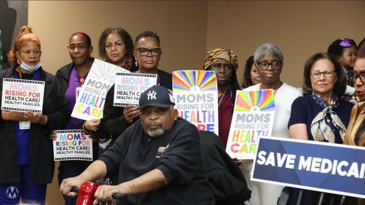 Thank you <a href="/RepJeffries/">Hakeem Jeffries</a> for all you're doing to #ProtectOurCare and uplift our stories. Yesterday in Brooklyn, Sasheena shared about how she did not have health insurance as a child care worker, and #Medicaid allowed her to access prenatal care, give birth without going into