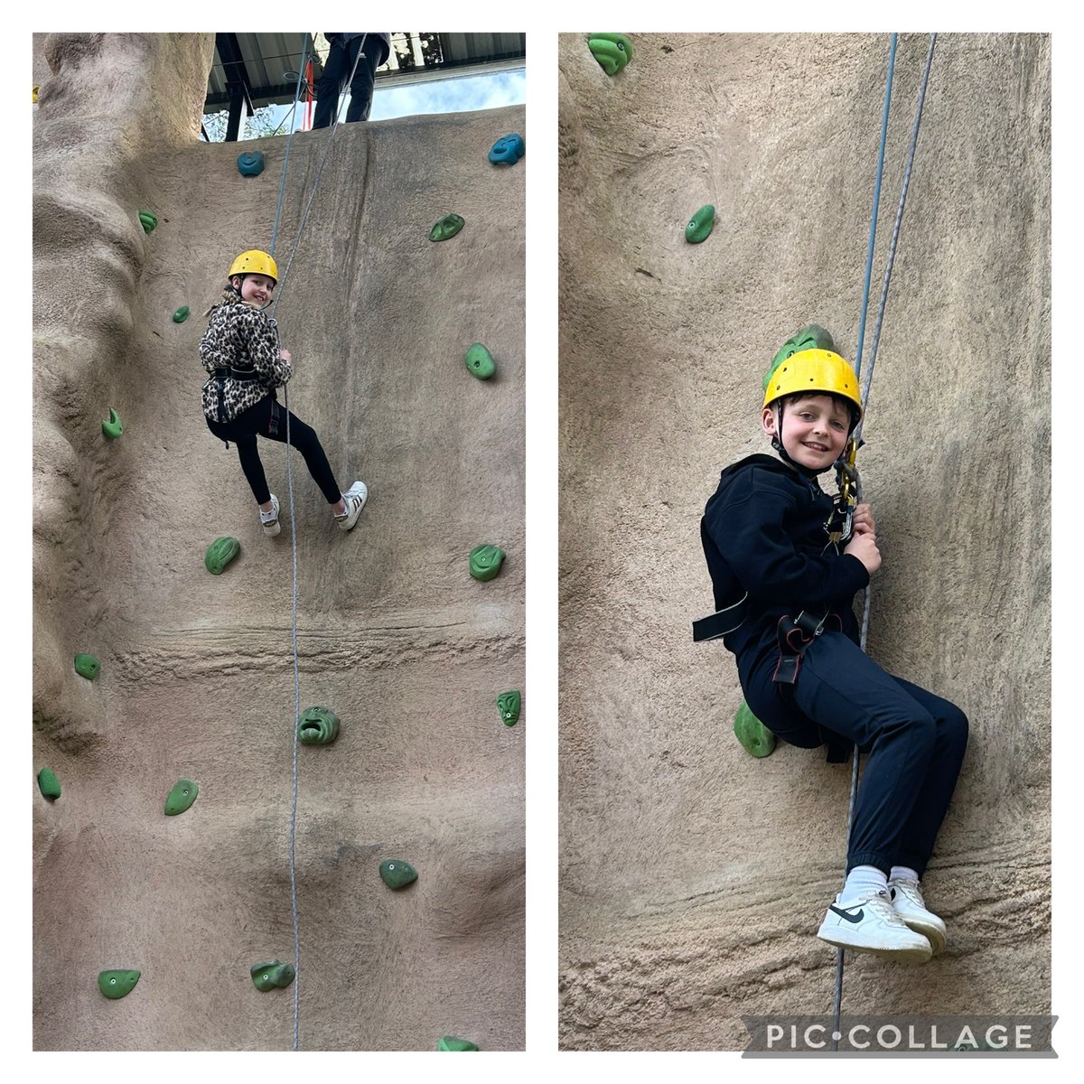 standrewsmajor's tweet photo. Abseiling! #SAMsY6 #SAMsManor https://t.co/KVrNP94mV3