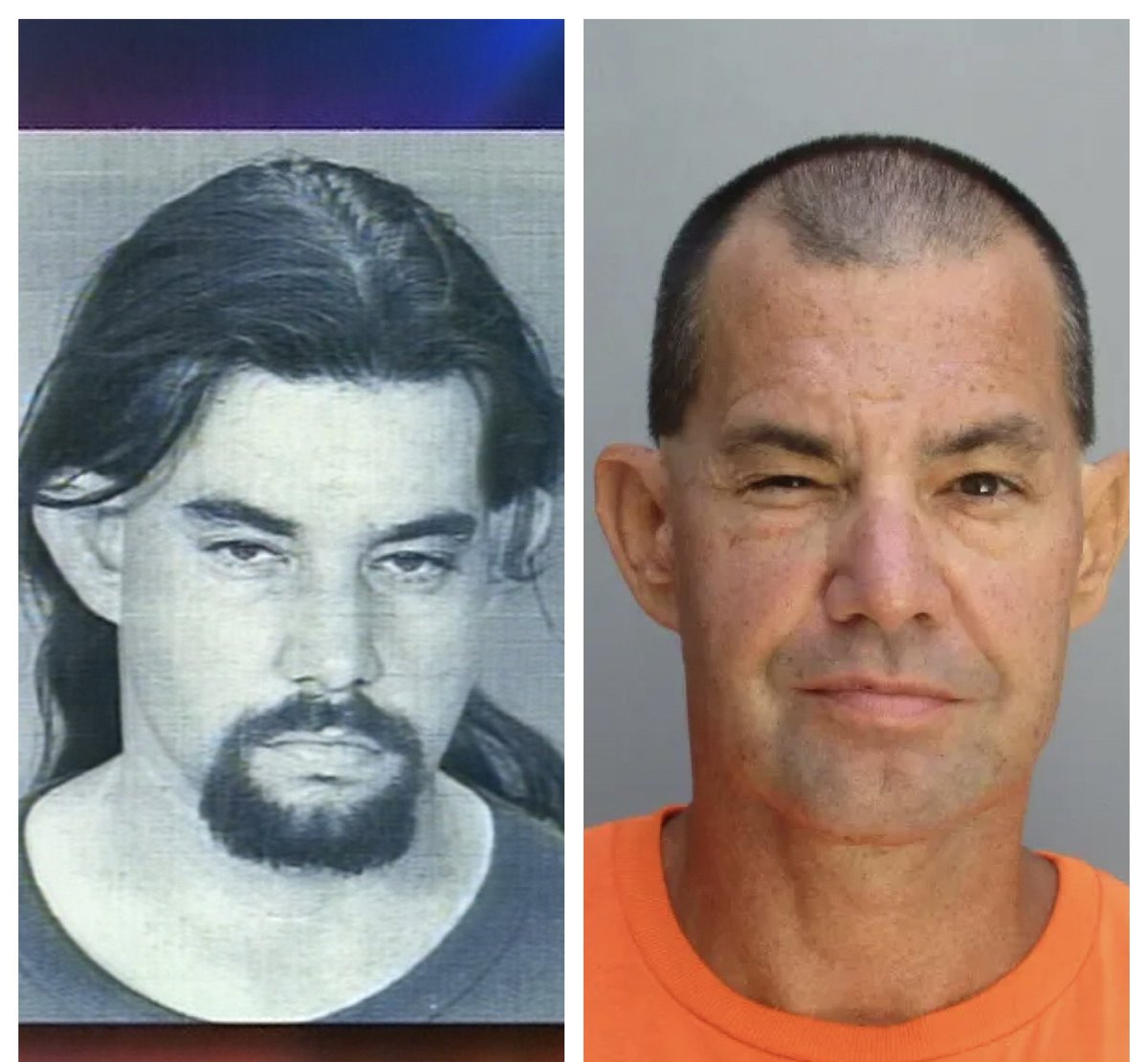 📍Florence, AZ prison

In just over an hour, Aaron Gunches is set to be executed in Arizona for the 2002 murder of his girlfriend’s ex-husband.

He then led police on a wild chase in AZ and shot a DPS trooper, who survived because of his bulletproof vest.

Left: first mugshot
