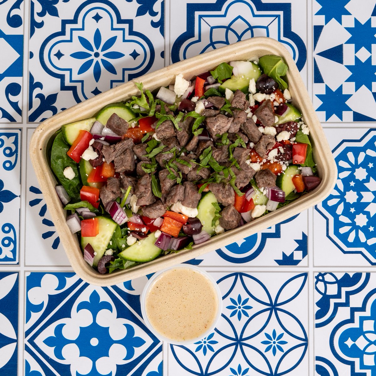 Why daydream about a Mediterranean escape when you can dig into our Mediterranean Bowl instead? 🥗🌞

Customize your bowl with your favorite protein – chicken, steak, salmon, or tofu. 🤩