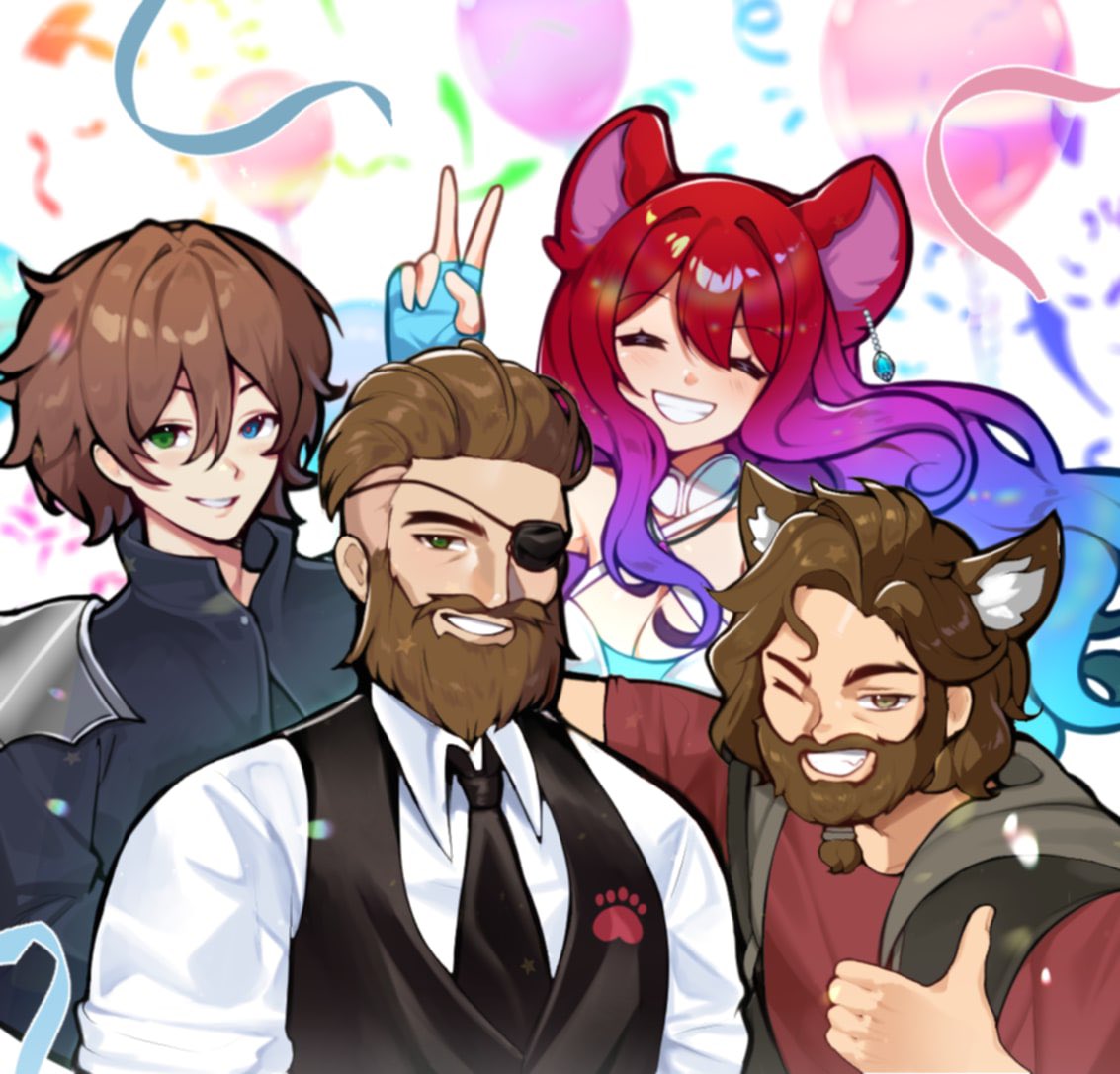 CCakeroll's tweet image. A BIG HAPPY BIRTHDAY to my amazing friends/mods. I love you guys so much! Thank you guys for everything you do! 🥰🥳🎉

@alphatechgeek @GuillyManJake @Sparethunder