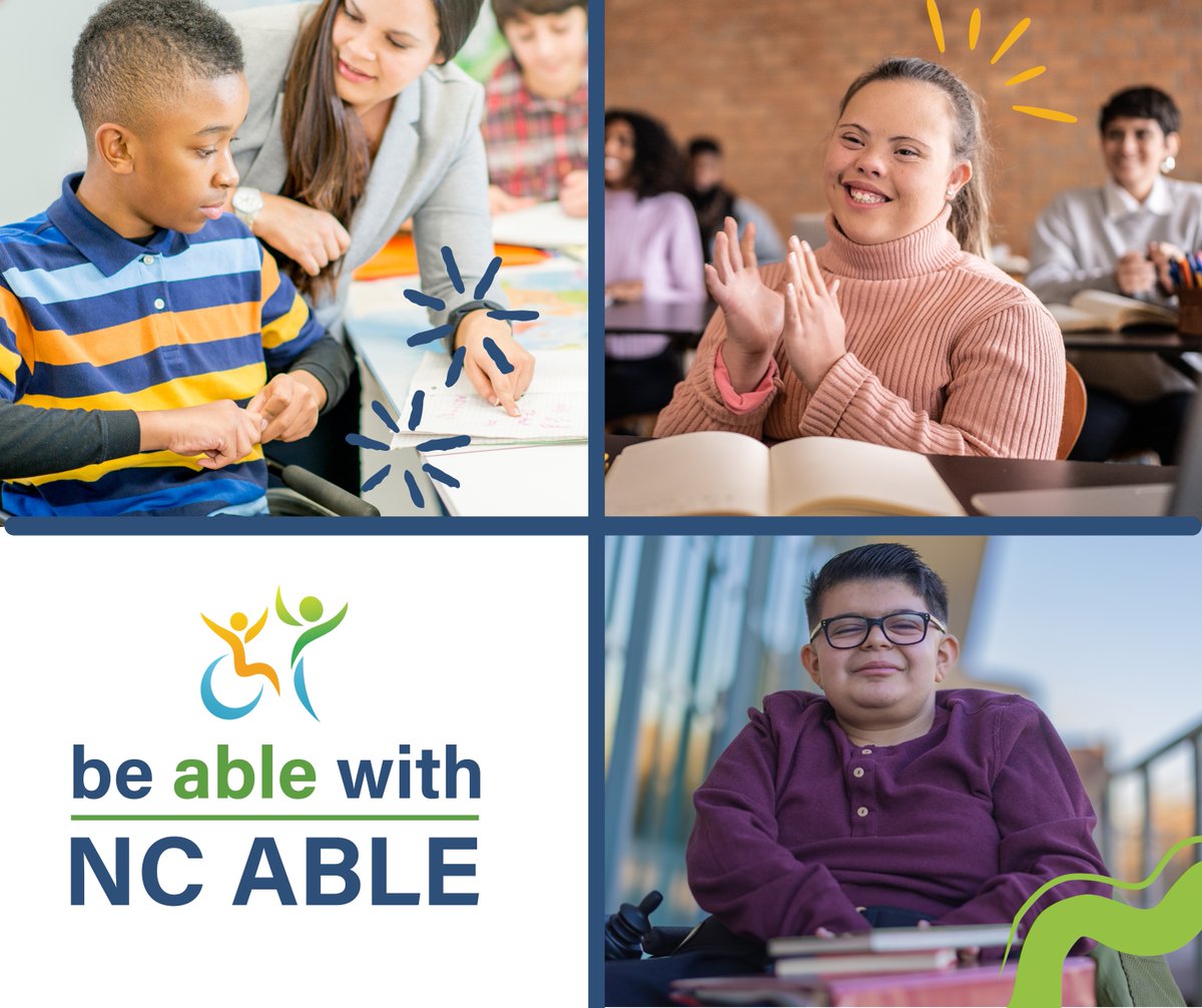 The NC ABLE Program can be a great way to supplement education needs and costs. The funds in an  ABLE account do not count as assets for FAFSA or other means-tested benefits.

Learn more about ABLE accounts through SSA ssa.gov/ssi/spotlights…

ncable.nc.gov/benefits