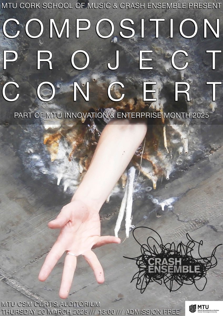 Andy Ingamells (@andyingamells) on Twitter photo COMPOSITION PROJECT CONCERT at <a href="/mtu_csm/">MTU Cork School of Music</a> tomorrow (Thursday 20 March) at 13:00 in the Curtis Auditorium with <a href="/crashensemble/">CRASH ENSEMBLE</a> /// free admission, all new music guaranteed! COMPOSITION PROJECT CONCERT at <a href="/mtu_csm/">MTU Cork School of Music</a> tomorrow (Thursday 20 March) at 13:00 in the Curtis Auditorium with <a href="/crashensemble/">CRASH ENSEMBLE</a> /// free admission, all new music guaranteed!