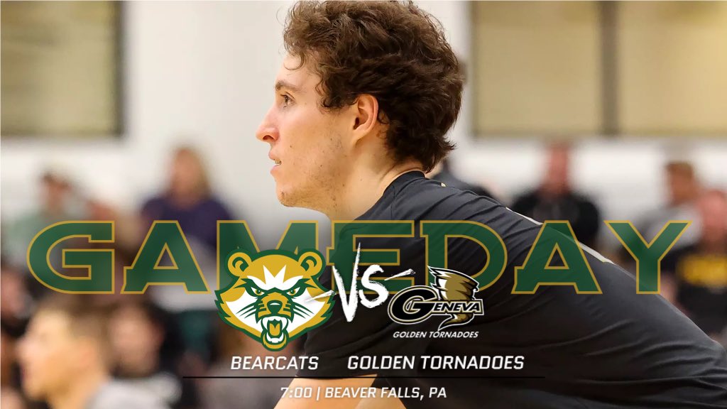 It’s GAMEDAY!! On the road again this evening to play Geneva College at 7pm. 

#GoBearcats #SVC