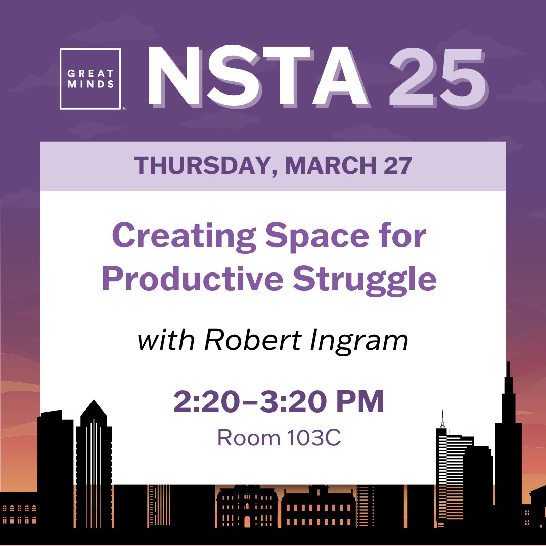 GreatMindsEd's tweet image. Attending this year’s NSTA Conference in the historic city of Philadelphia? Join us for these two insightful sessions with Robert Ingram. Bookmark this post as a reminder! 🔖  #Philly25 @ThePhDScience