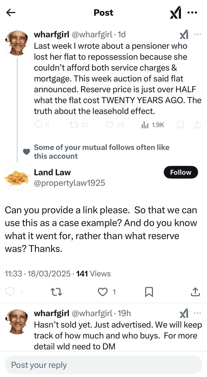 CommonholdSW1A's tweet photo. Lazy or disinformation?. Difficult to tell. 
No numbers. Bats away reasonable questions. Tries to take it off line. Classic false facts. 
@wharfgirl @propertylaw1925 https://t.co/r03TcAcbiw