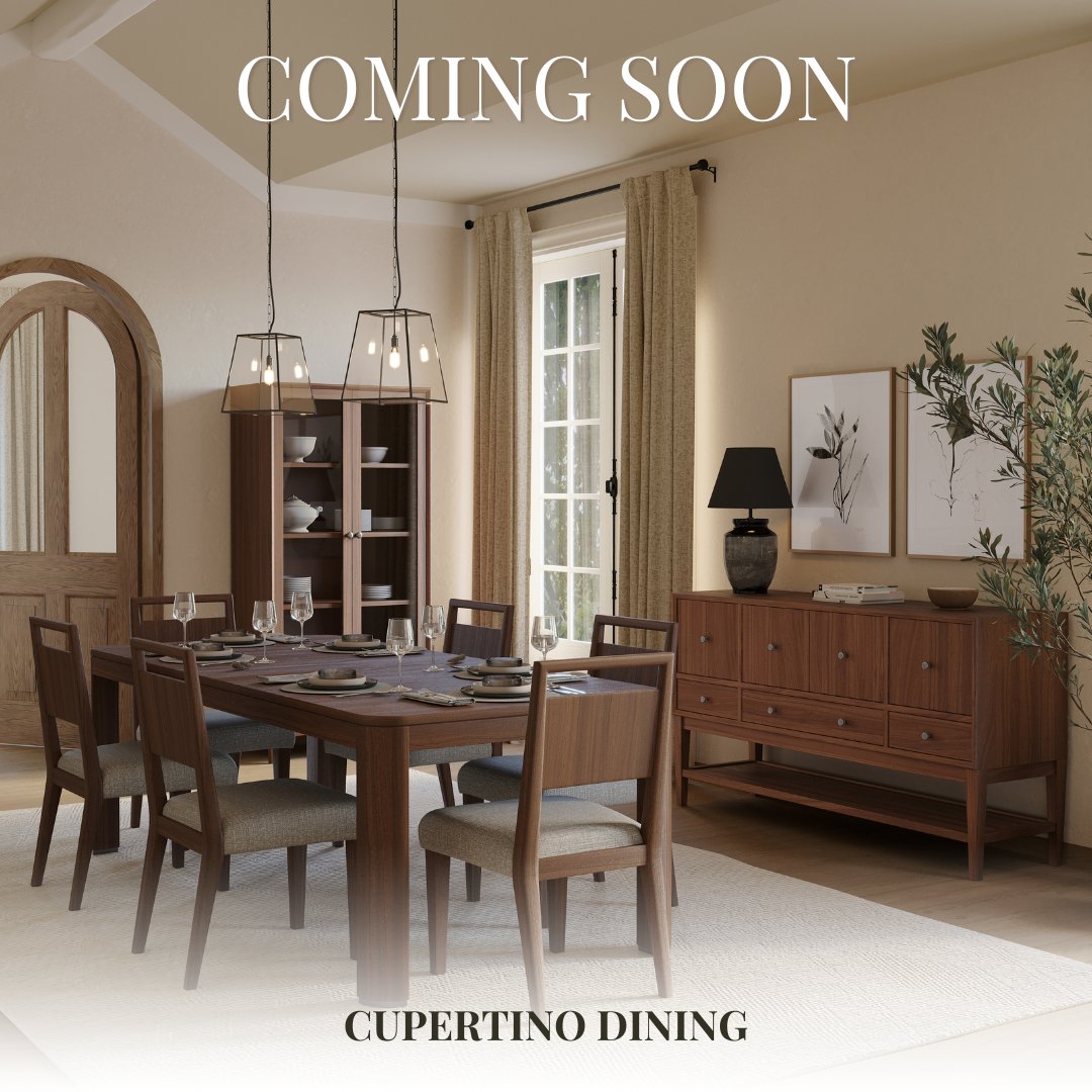 The #CupertinoDining Collection is where mid-century modern inspiration meets contemporary sophistication. 
#martinfurniture
#homefurnishings
#designinspo
#diningfurniture
#furniture
#interiordesign
#freshdesigns