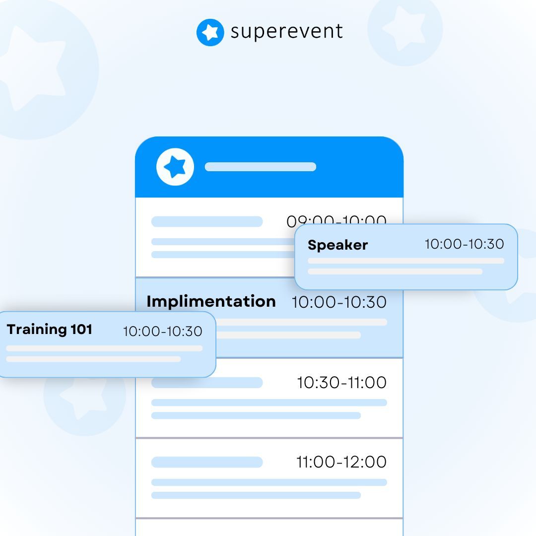 Parallel sessions creating attendee confusion?🤔

Superevent's agenda feature organizes complex programs into an intuitive interface. 

Check out how it works... 🗓️ Book a FREE demo today --> buff.ly/I3elTEk

 #EventTips #ConferenceApp