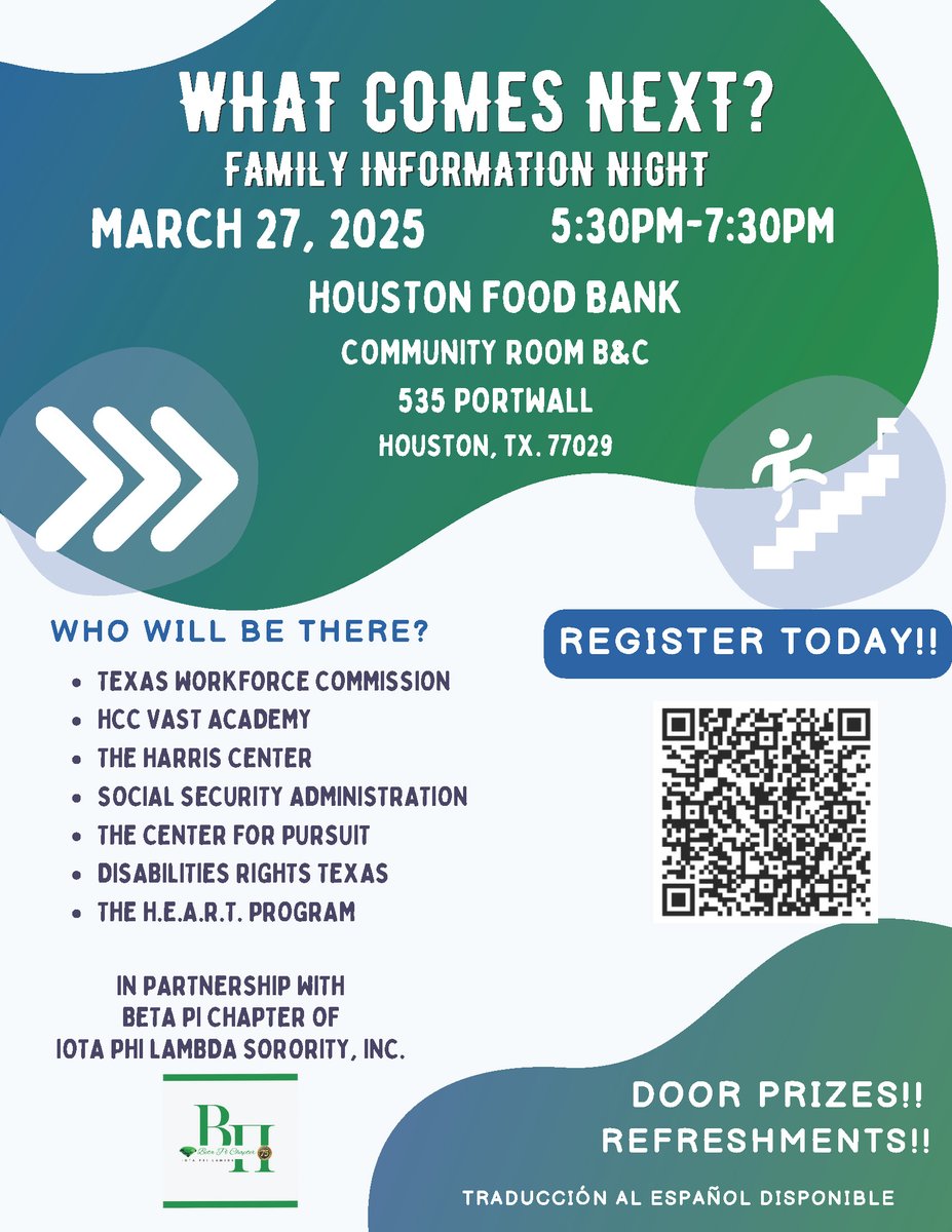 HISD's Special Education Services is holding an information night for families of 18+ students who are making that important transition to adulthood. 🎓💼 Learn more and register today! bit.ly/3FD9vTn