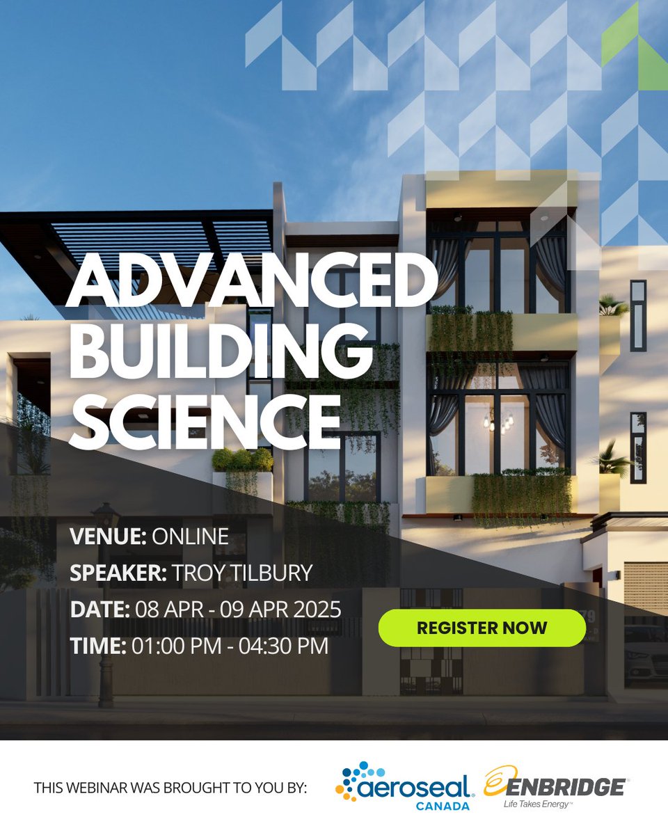 Our Advanced Building Science course gives you the expert knowledge and practical strategies to build stronger, more efficient, and more cost-effective homes. 

hubs.li/Q03cs0K10