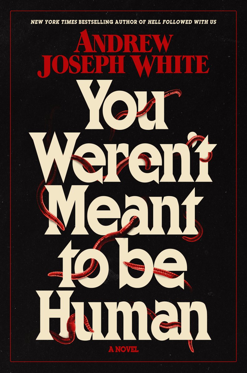 Award-winning YA author Andrew Joseph White is making his adult novel debut with YOU WEREN'T MEANT TO BE HUMAN, described as “Alien meets Midsommar.”

We're exclusively unveiling the novel's cover by Drusilla Adeline ahead of its September 25 release.