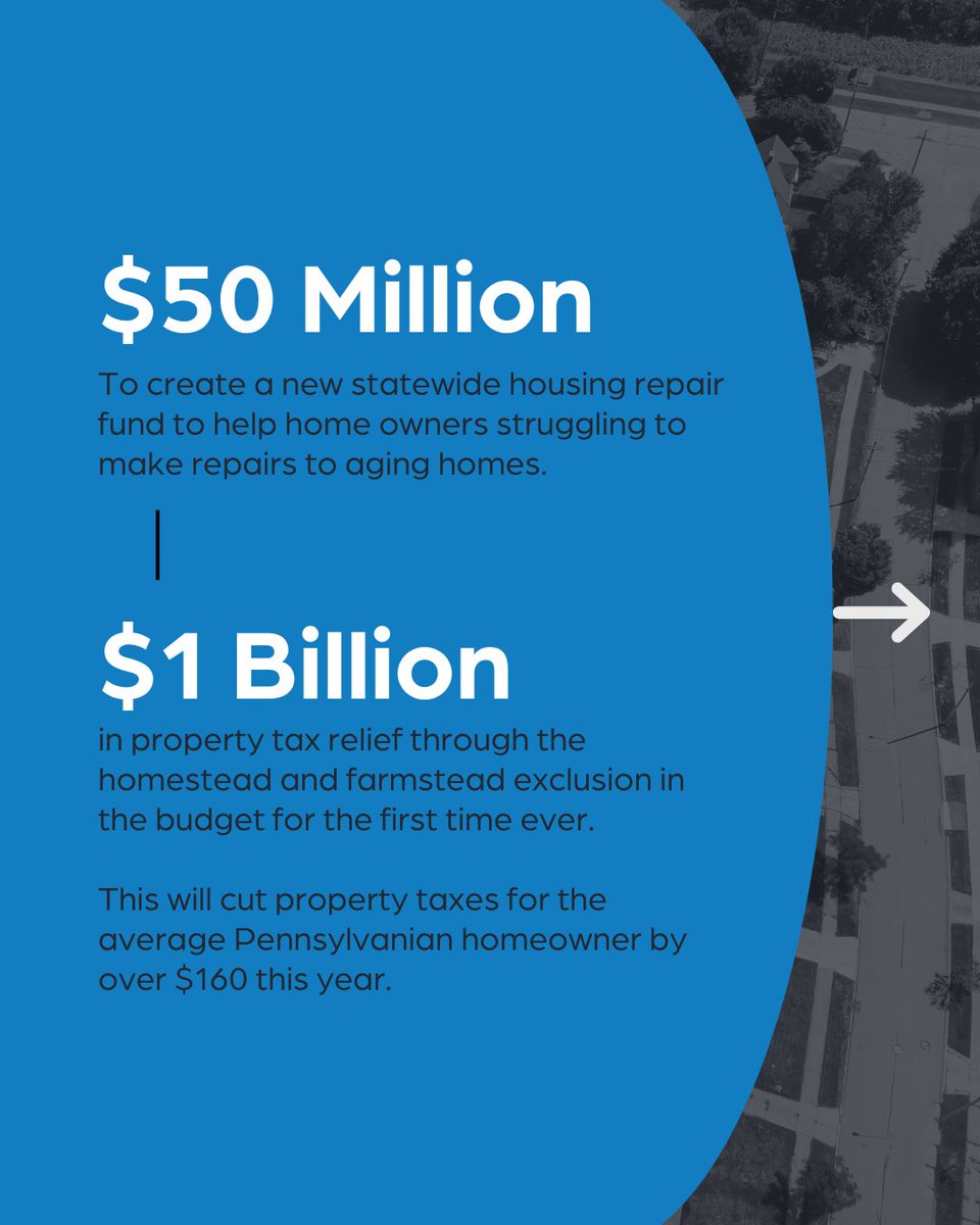 InfiniteErie's tweet image. One of our top priorities in 2025 is fighting the housing crisis in Erie. See how Pennsylvania is stepping up to the challenge at the state level with Governor Shapiros proposed #PABudget.
Learn more here ➡️ pa.gov/governor/gover…