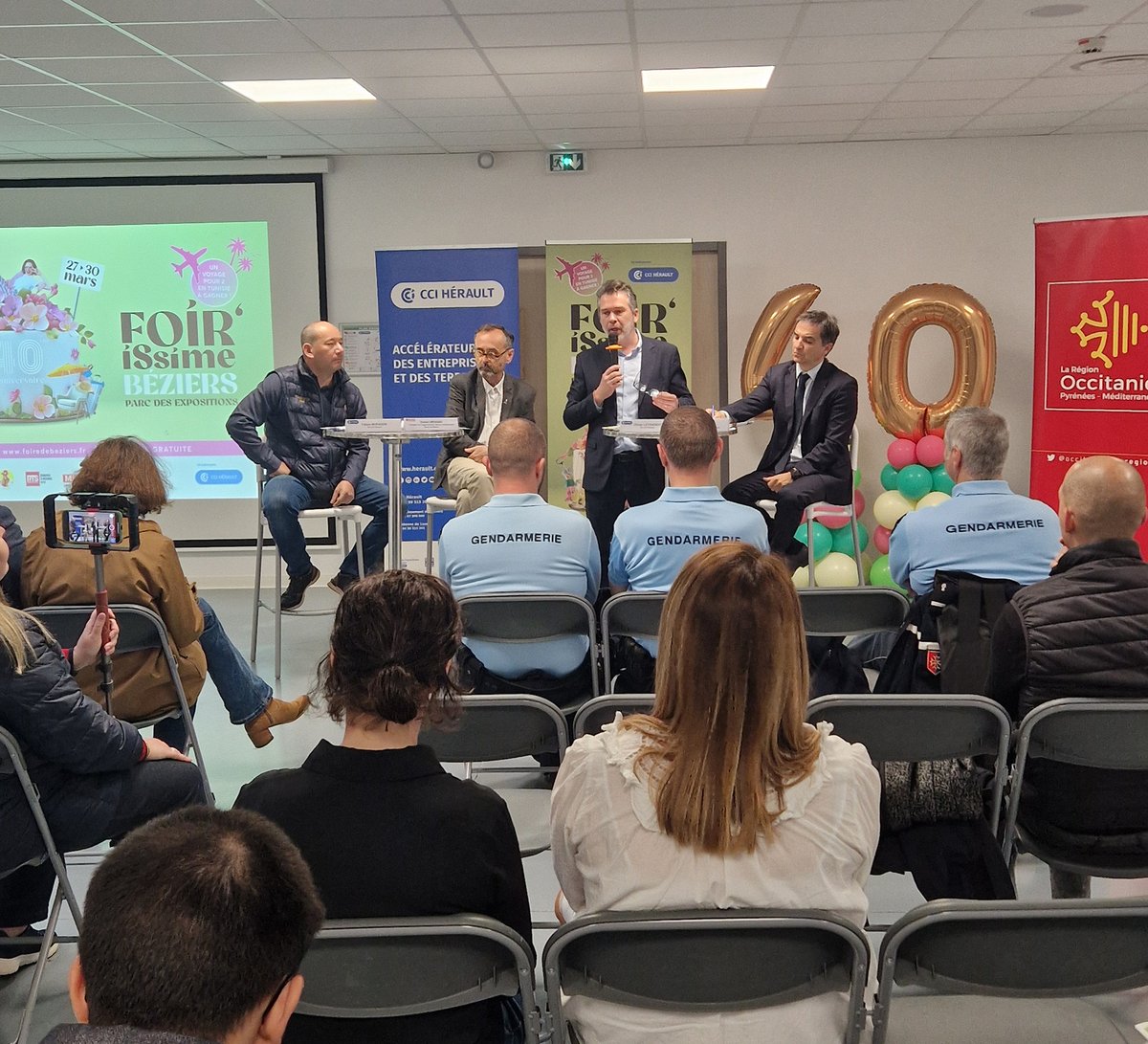 ADeljarry's tweet image. Présentation de la prochaine Foire de Béziers qui fête ses 40 ans au sein du Parc des Expositions !
Rdv du 27 au 30 mars au Parc des Expositions de Béziers : 4 jours de bons plans, près de 200 exposants, des cadeaux à gagner tous les jours, des animations, des jeux, des…