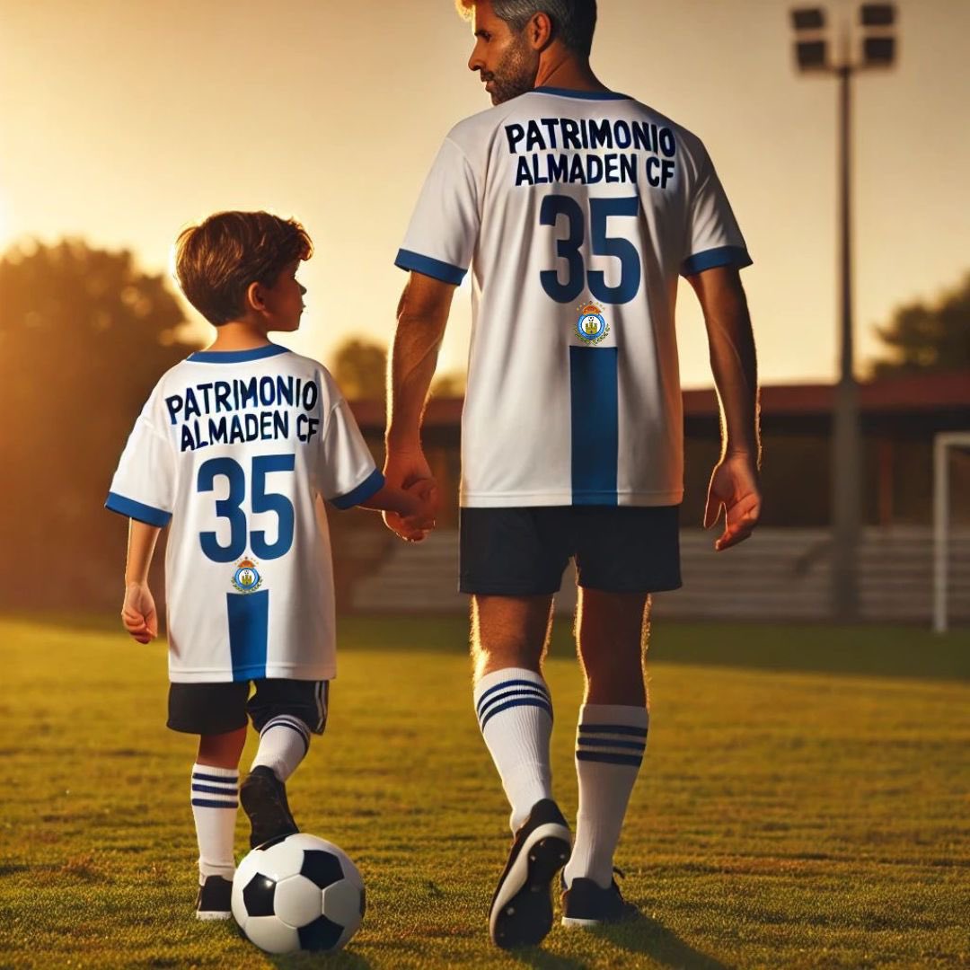 Desde el club <a href="/PAlmadenCF/">Patrimonio Almadén CF</a> queremos felicitar a todos los padres, socios, patrocinadores y aficionados en general en este Día del Padre. Pero muy especialmente a nuestros jugadores y cuerpo técnico, que además de defender nuestros colores, son ejemplo dentro y fuera del campo.