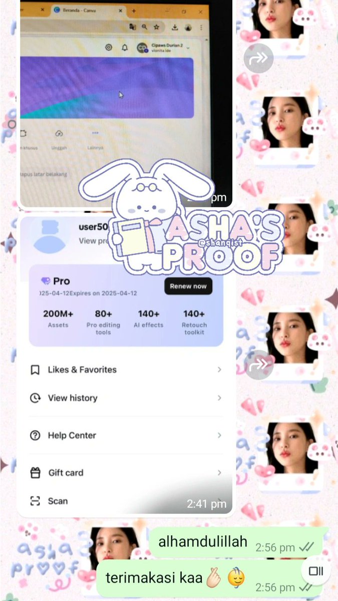 gaiss aku masi aktif jualan ya, emg gaperna samsek promosi aja tapi kalo chat by wa aku bales kok🥹 
testi beberapa hari ini🤗🧏🏻‍♀️