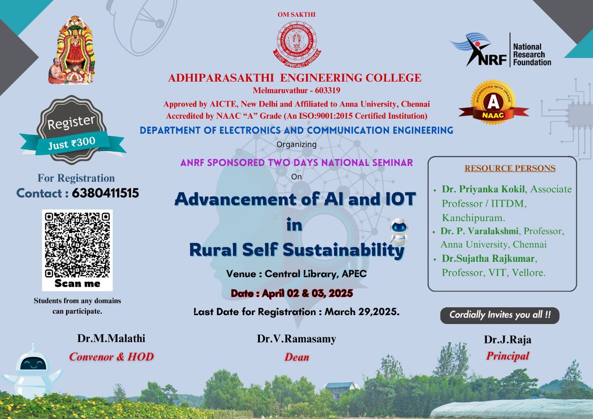 Adhiparasakthi Engineering College tweet media