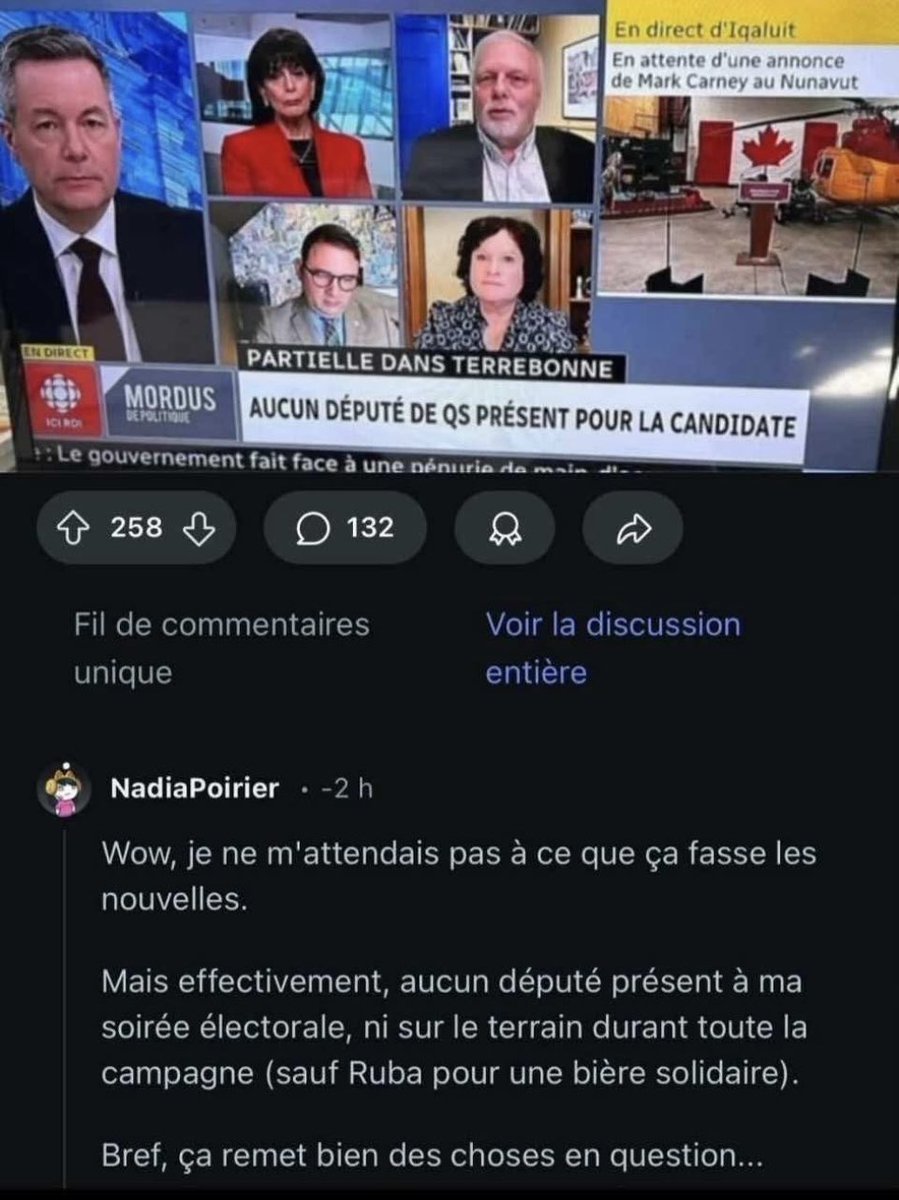 Pascal Bérubé (@pascalberube) on Twitter photo Avant de faire la leçon au Parti Québécois, comme elle l’a fait, à nouveau ce matin, <a href="/RubaGhazalQS/">Ruba Ghazal</a> devrait se questionner sur la relation de son parti avec sa propre candidate dans Terrebonne… #PolQc Avant de faire la leçon au Parti Québécois, comme elle l’a fait, à nouveau ce matin, <a href="/RubaGhazalQS/">Ruba Ghazal</a> devrait se questionner sur la relation de son parti avec sa propre candidate dans Terrebonne… #PolQc