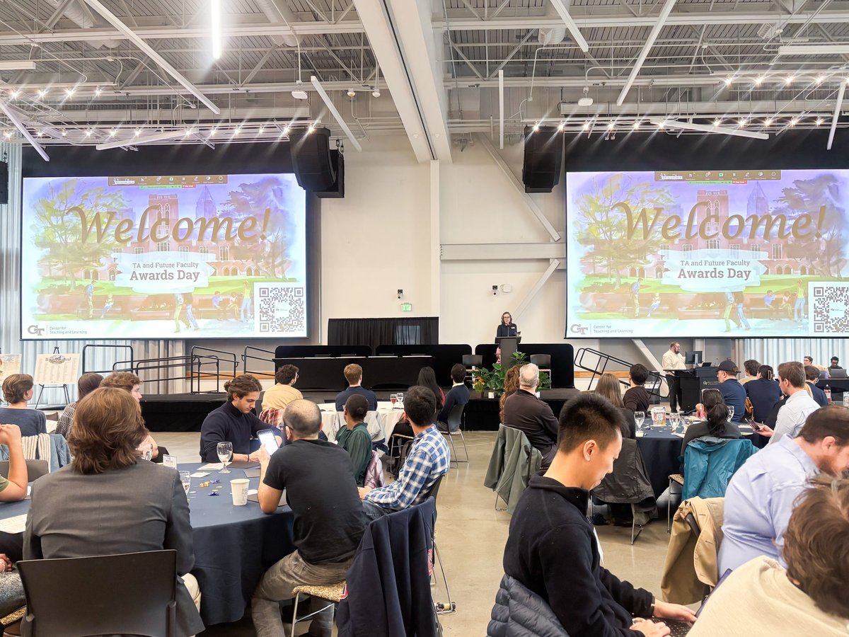 Congrats to OMS Analytics TA Melika Baghi (ISYE 8803) on being recognized as an Outstanding Online TA at the 2025 TA and Future Faculty Awards Day Ceremony. The ceremony celebrates the invaluable role TAs play in the academic journeys of Tech students. 👏👏vist.ly/3mxpva4