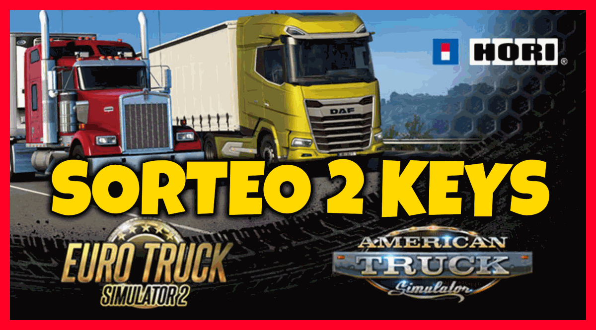 🚛🍀 Gracias a <a href="/HORI_Europe/">HORI Europe</a> vamos a SORTEAR una Key de Steam de Euro Truck Simulator 2 y otra de American Truck Simulator 🥳

Requisitos:
- Sigue a esta cuenta ( <a href="/XarielTV/">🎬Xariel</a> )
- Haz Retweet 🔁

El sorteo se retransmitirá en twitch.tv/xariel el 31 de Marzo!
