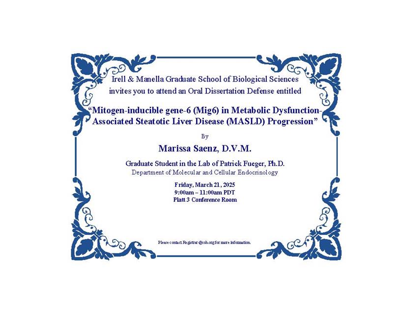 City of Hope Prof Ed: Ph.D. & Master Programs tweet media