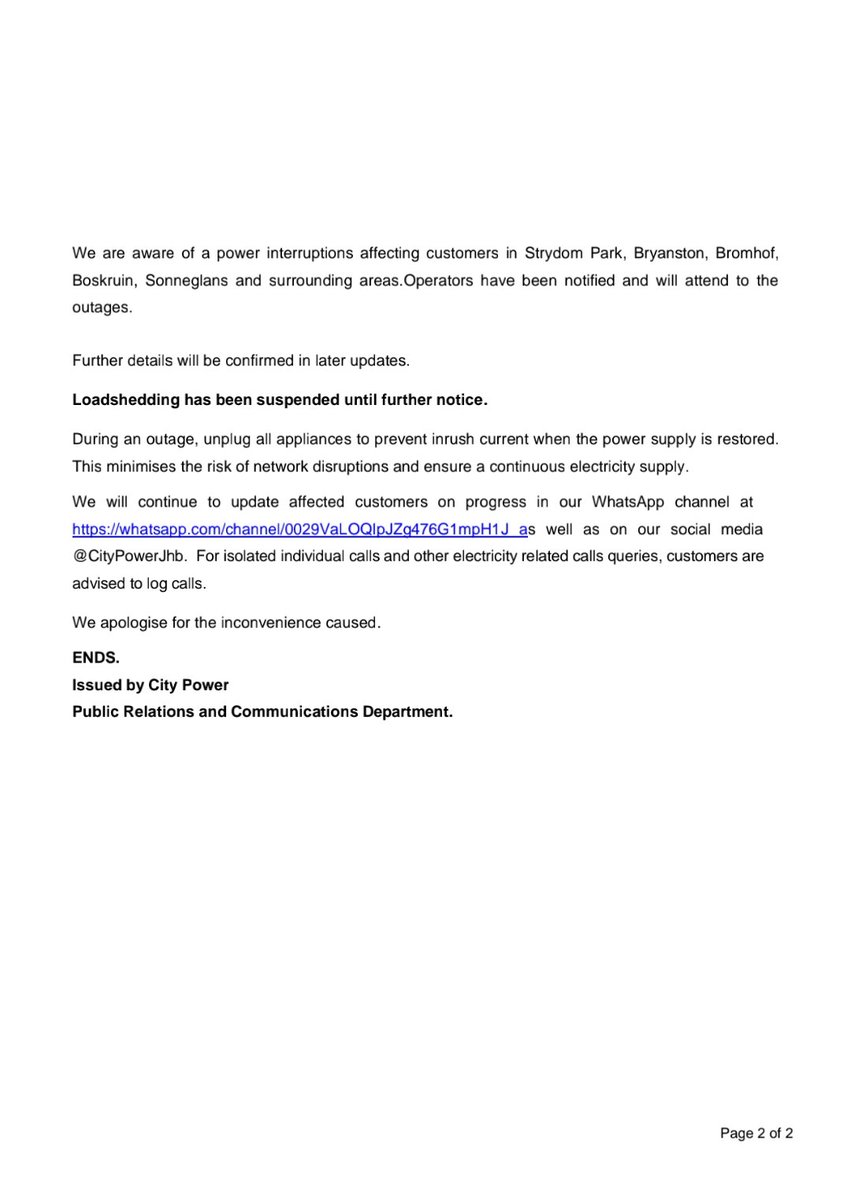 @CityPowerJhb tweet media