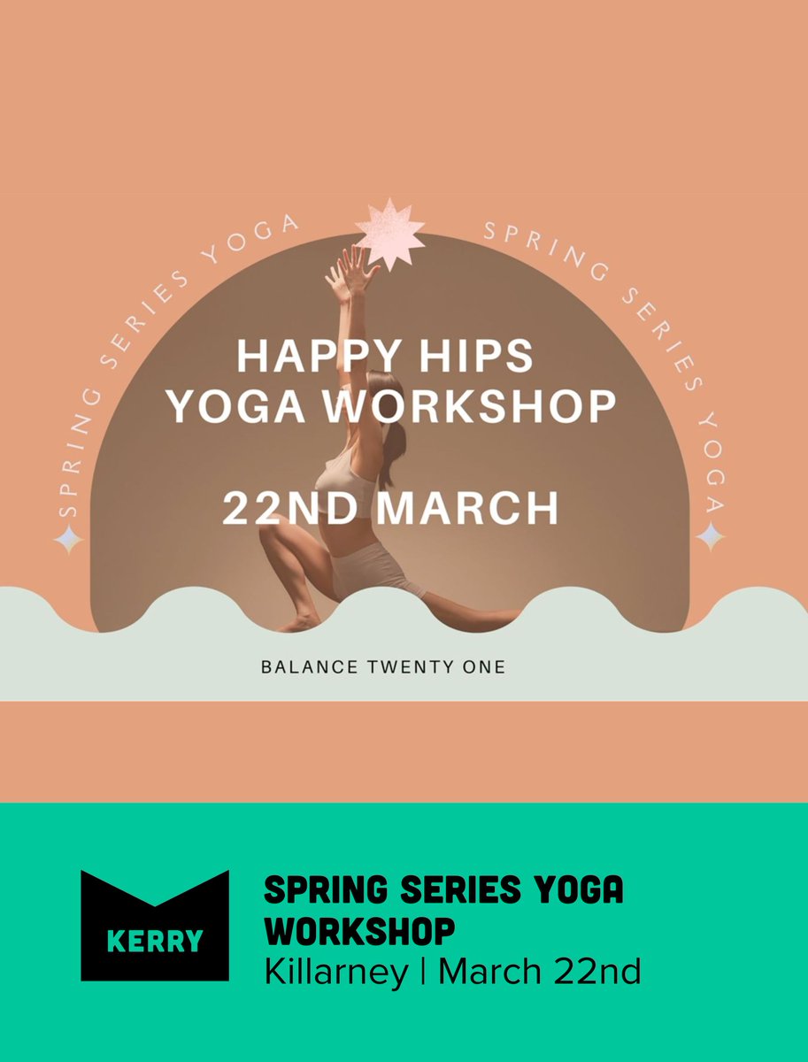 DiscoverKerry_'s tweet image. Ride for charity at Fenit Cycle, then unwind with yoga and cacao at Hip Mobility Workshop @balancetwentyone. ✨

#WhatsOnInKerry #DiscoverKerry #KerryEvents #ExploreKerry #KerryLife