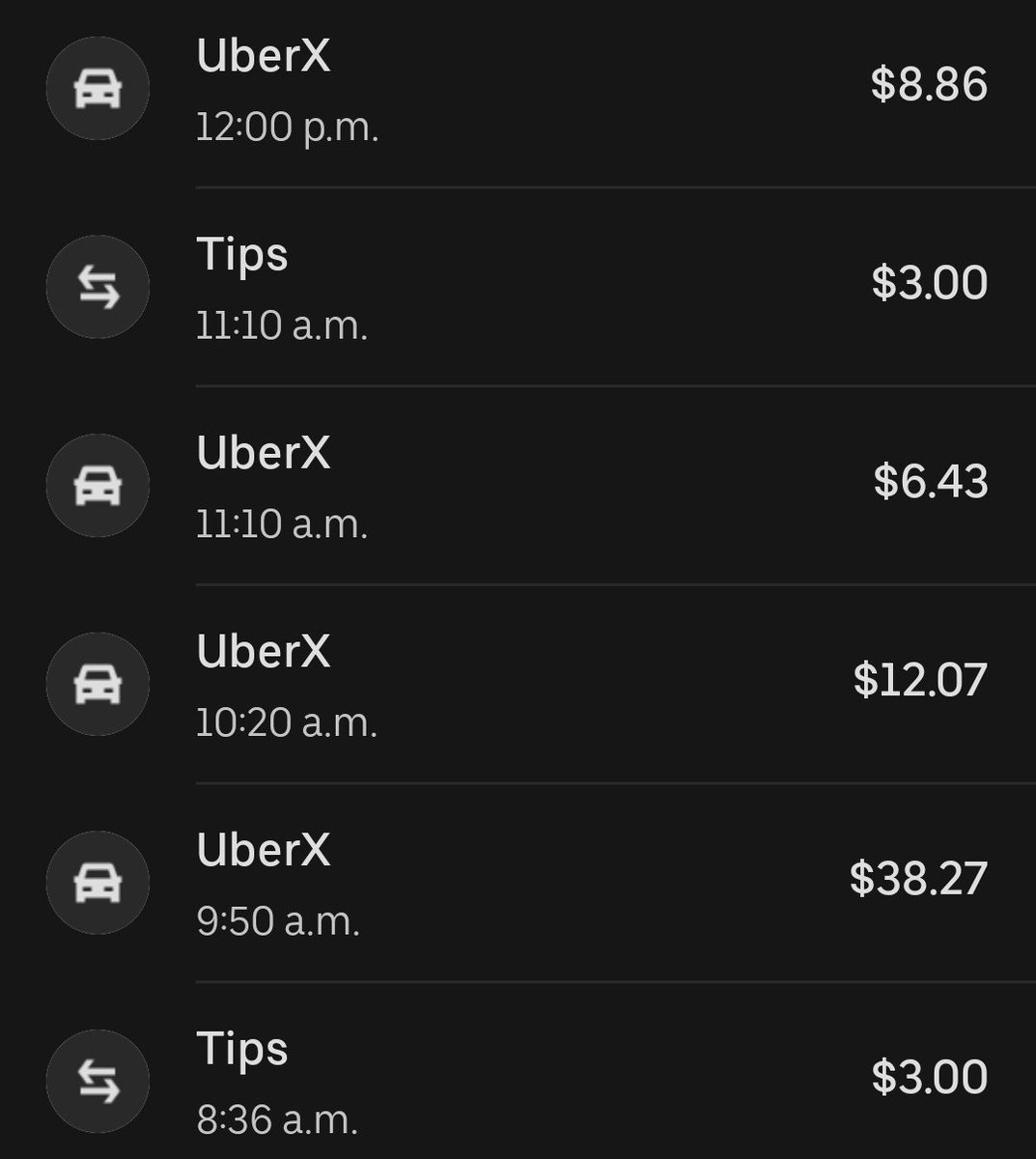 This took forever! Uber updated the app to accurately reflect tips instead of being mis-labeled as a fare adjustment.