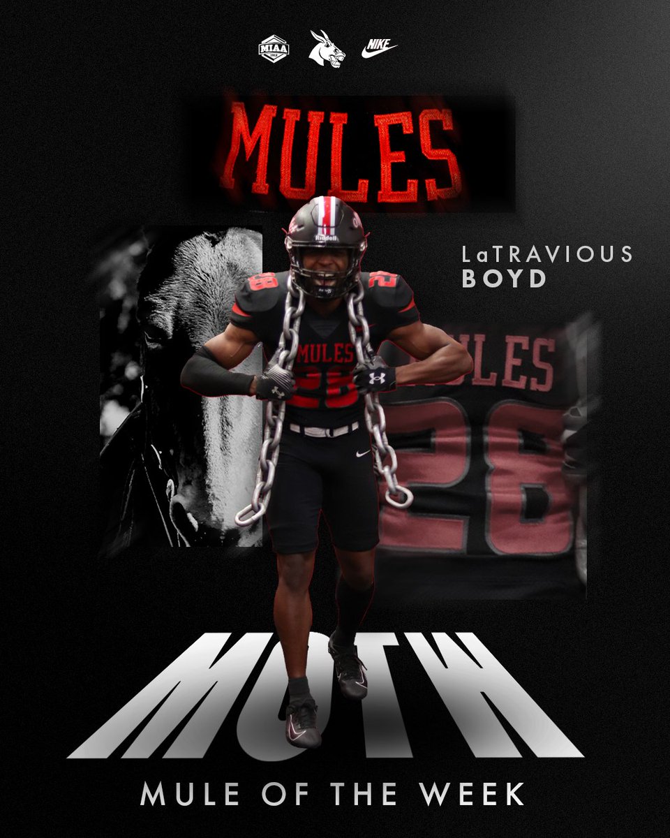 UCMFootballTeam's tweet photo. .@BigTime_Tray earned Mule of the Week for Week 7 during the off-season! Congrats! #EPIC https://t.co/AFjWGKdOJX
