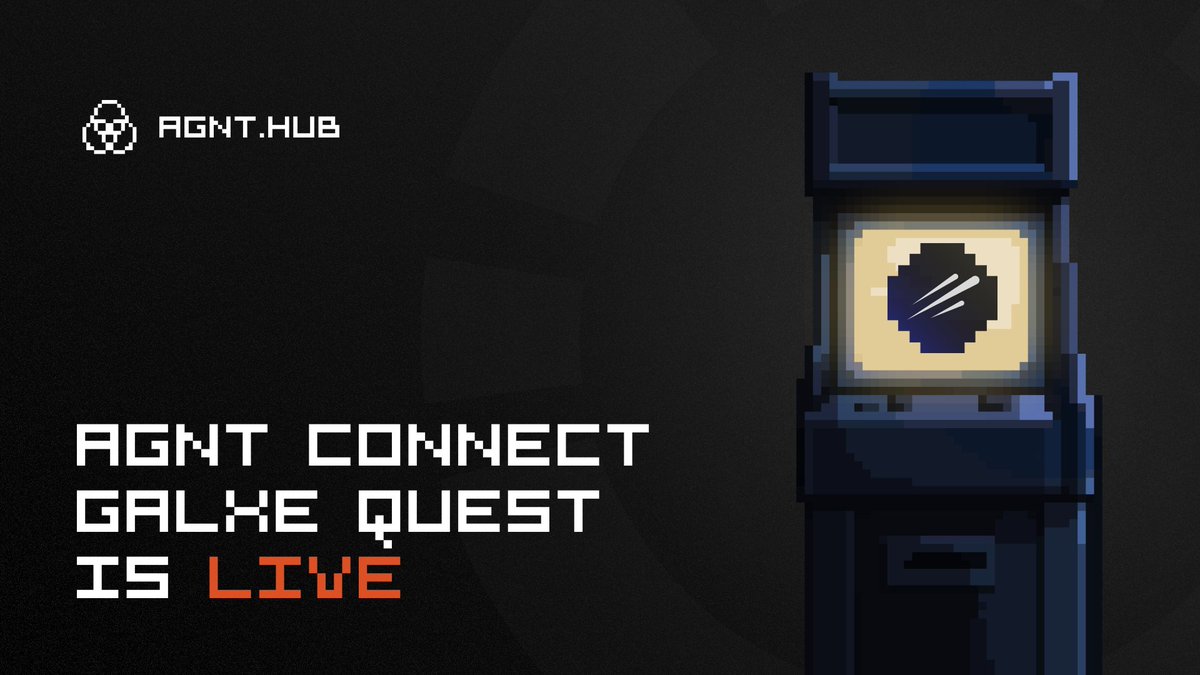 ❗️ NEW GALXE CAMPAIGN IS LIVE ❗️

AGNT Connect flipped how Web3 works on X. Now it’s flipping how you earn.

Quests are up. Rewards are waiting. The real ones are already stacking.

🔗 Jump in: app.galxe.com/quest/AGNTHub/…

You scrolling or securing?