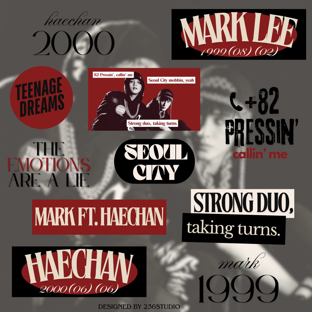 236Studio's tweet photo. #MARK ft #HAECHAN +82 pressin sticker pack 📞 https://t.co/IPDrKqsEkZ