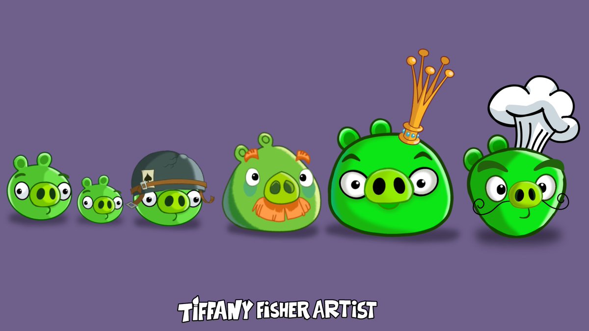 TiffanyArtist56's tweet photo. Happy belated 12th anniversary #AngryBirdsToons!
Just sharing designs of some birds and pigs I did for #AngryBirdsComicsToons!
#TiffanyFisherArtist #AngryBirds #AngryBirdsFanArt #AngryBirdsFART #characterdesigns #Tiffanimation #animation #fanmade https://t.co/RlUMRXv9kC