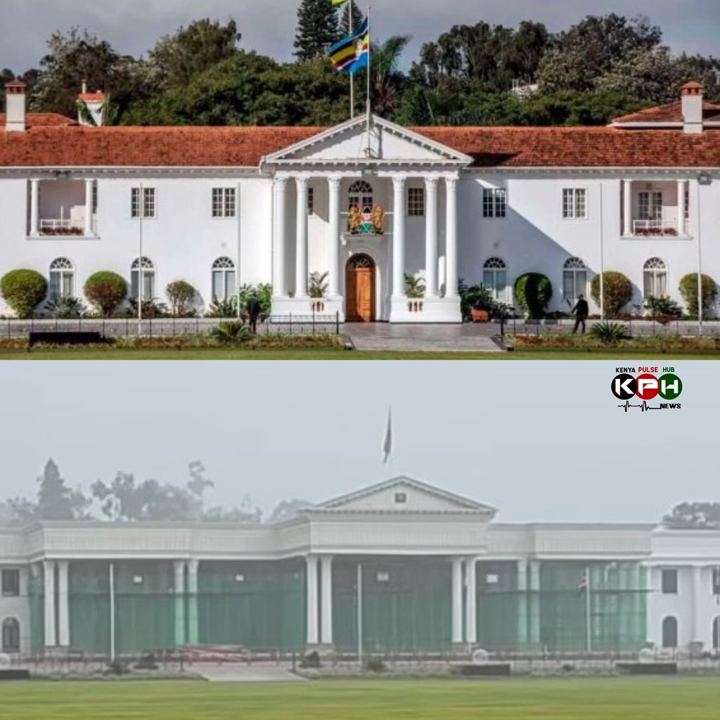 Once an iconic State House, nowadays looks like Chaka Market. Kaongo Ruto is busy destroying everything.