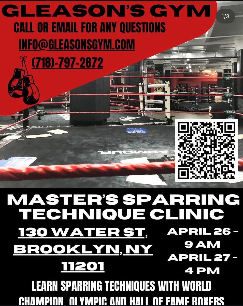 Gleason's Gym Inc. tweet media