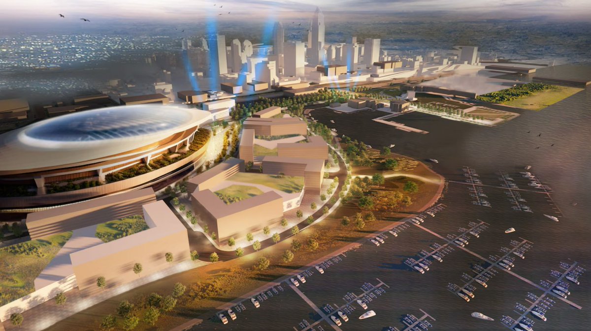 I find it hard to believe that with his connections to the Trump administration, Haslam couldn't get the FAA to shut down Burke tomorrow.  This would be so much better than a bunch of apartments and parking lots in a brownfield next to the airport.  #Browns