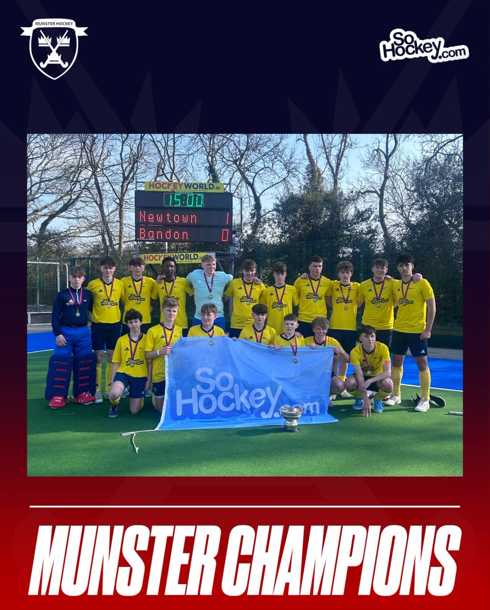 NEWTOWN ARE MUNSTER CHAMPIONS 🏆

Newtown School 1-0 Bandon Grammar

#sohockeymunstercup #sohockey #munsterhockey #hockeyireland #seniorcup #munsterseniorcup