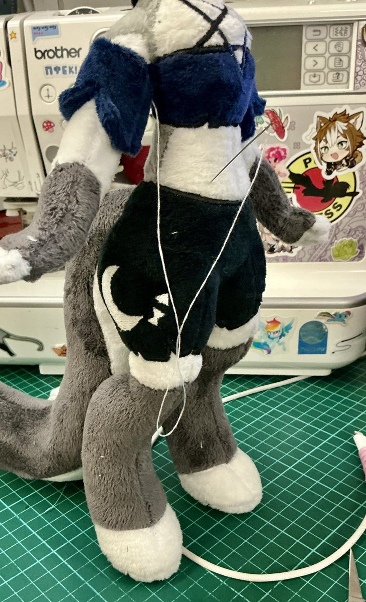 Loona plush WIP 🐺 #HelluvaBossLoona #Loona
