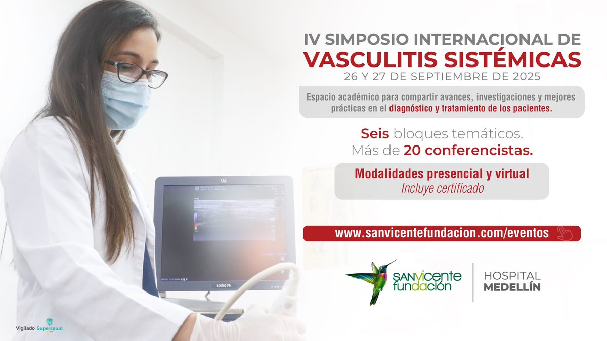 Los esperamos en Septiembre <a href="/sanvicentefund/">San Vicente Fundación</a> <a href="/Asoreuma/">Asoreuma</a> <a href="/Medicina_UdeA/">Facultad de Medicina | Universidad de Antioquia</a>