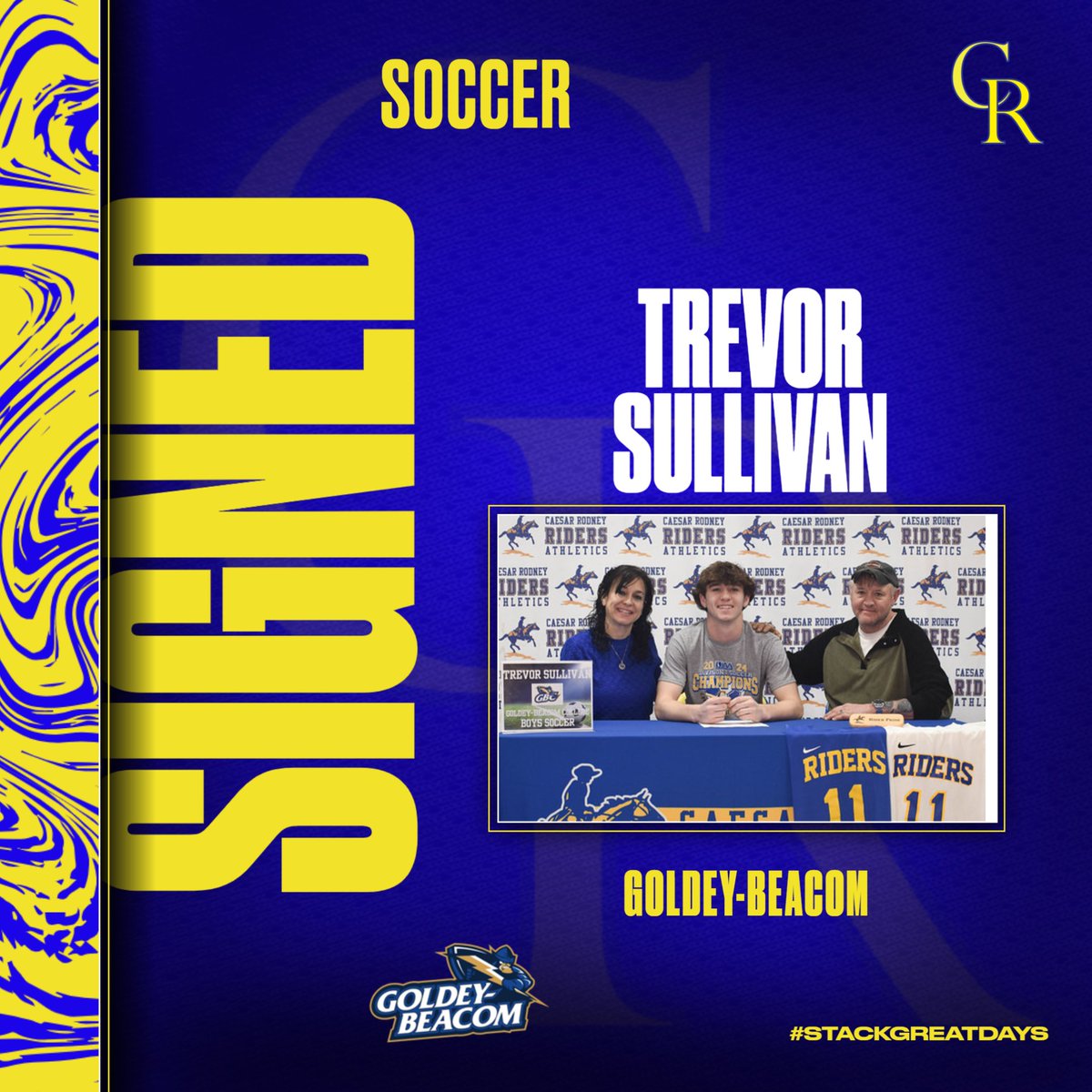 SIGNING ALERT!!!!

Congratulations to Trevor Sullivan on signing his letter of intent to continue playing soccer at the next level!!

Go Trevor and Go Riders!!!
