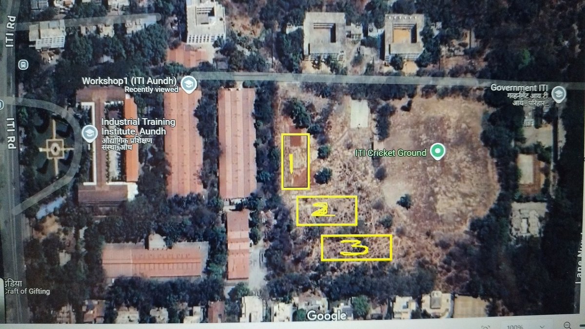 ca_mahananda's tweet photo. @ameetgsingh @SVYadwadkar @VinitaDeshmukh @gurudasn @parisarpune @VetalTekdi @HillsPune @SalimAli_Bird @MirrorPune @Indiametdept @mpcb_official With bare minimum loss of trees all the required building construction can b achieved. Rather than spreading the buildings on ground, let them be as tall as required in yellow boxes. This will ensure less tree distribution. Check the aerial pics of available space. https://t.co/rERUDreeWP