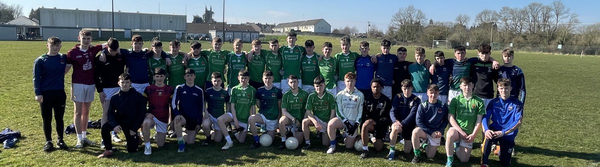 Well done to all schools who participated today in the O Byrne Cup competition giving lots of players an opportunity to represent their schools in Gaelic Football <a href="/mercyballymahon/">Mercy Ballymahon</a> <a href="/LanesboroCC/">Lanesboro CC</a> <a href="/moynecs/">Moyne CS</a> <a href="/VSBALLYMAHON/">Ballymahon Vocational School</a>